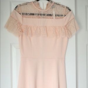 ASOS light Pink Knee Length Dress